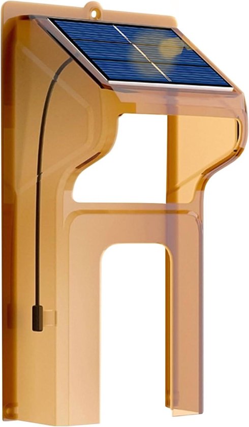 Ring Protector - Camerahoes Deurbel - Buitenbeveiliging - Geïntegreerd Zonnepaneel - 24.4 x 12.1 cm - Thee Bruin