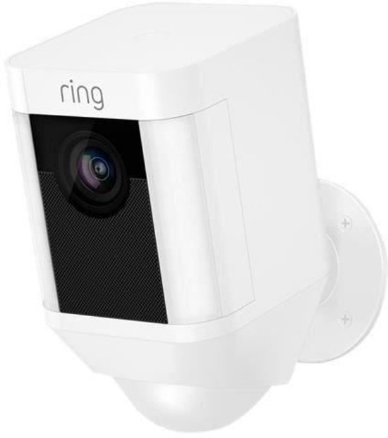 Ring Spotlight Cam Batterij - Beveiligingscamera - Wit van Merkloos