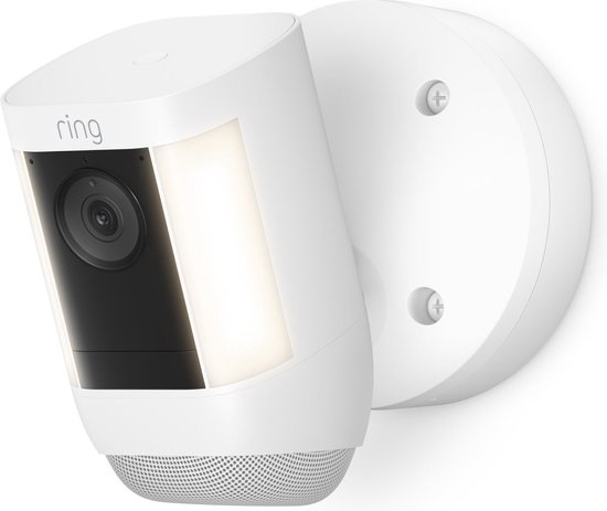 Ring Spotlight Cam Pro - Bedraad - Beveiligingscamera - 2k video - Wit van Ring
