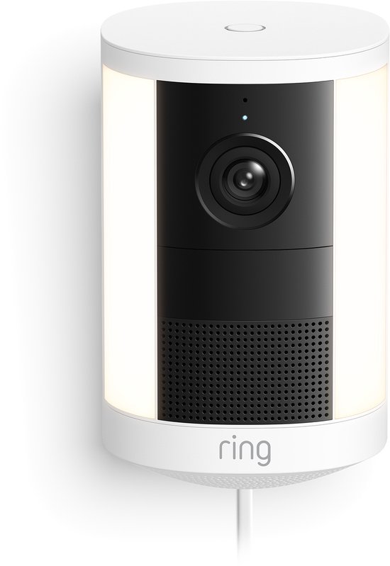 Ring Spotlight Camera met adapter (nieuwste generatie) - Wit - 2k video