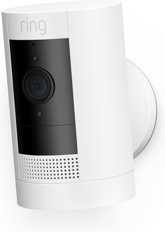 Ring Stick Up Cam Batterij - Beveiligingscamera - Draadloos - Binnen en Buiten - Wit - 2 stuks van Ring