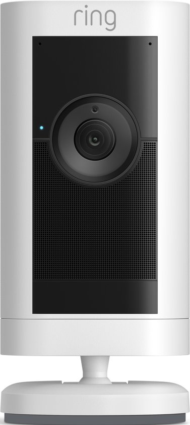 Ring Stick Up Cam Pro Battery - Beveilingscamera op Batterij - Binnen en Buiten - Wit van Ring