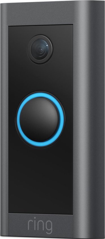 Ring Video Deurbel Wired - Slimme Deurbel - Bedraad - Zwart van Merkloos