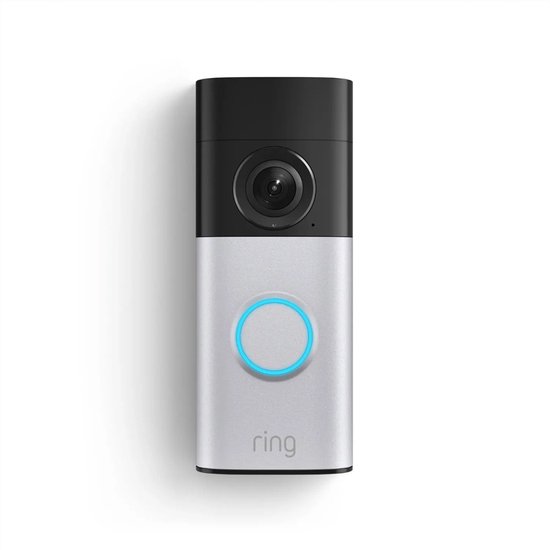 Ring Wired Doorbell Plus (2nd Gen) - Zilver - Vaste aansluiting - 2k video van Merkloos