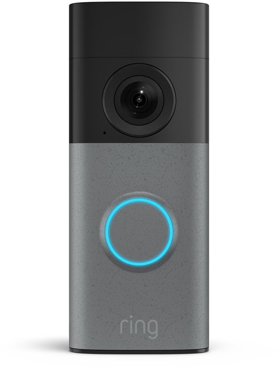 Ring Wired Video Doorbell (2nd Gen) - Speckled Grey - 2k video - Bedraad van Merkloos