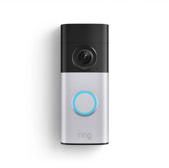 Ring Wired Video Doorbell Plus - Satijn Nickel - Vaste aansluiting - Retinal 2K van Merkloos