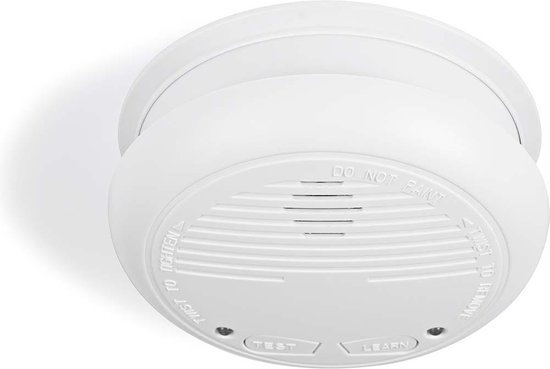 Rookmelder | Batterij Gevoed | Batterijlevensduur tot: 1 Jaar | Koppelbaar | EN 14604 | Met testknop | 85 dB | ABS | Wit | 1 Stuks van Alecto