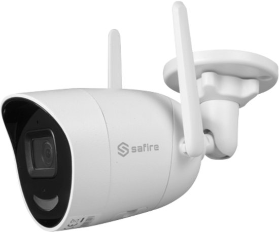 Safire SF-IPB025WHA-4PW Full HD 4MP WiFi buiten bullet camera met IR nachtzicht, 2-weg audio, WDR en microSD