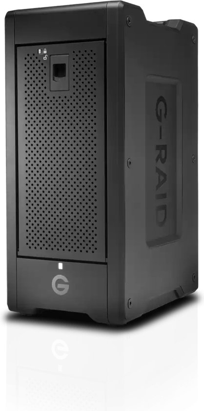 SanDisk Professional G-Raid Shuttle 8 – 48 TB Externe harde schijf (3,5 inch) – USB-A 3.2 Gen 2, Thunderbolt 3 – Zwart SDPH48 van Merkloos