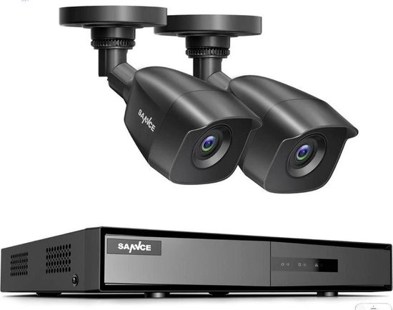 Sannce beveiligingscamera set met 2 camera’s ( FULL-HD ) en 1tb Harde schijf – plug and play – Nederlandse helpdesk van Sannce