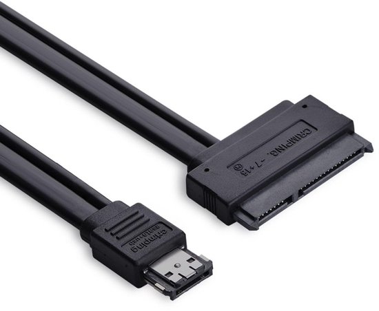 SATA Kabel Adapter - Externe Harde Schijf - Data Overzetten - Dubbele Voeding - 50cm