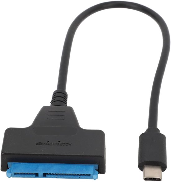 SATA naar USB Adapter - Harde Schijf Kabel - Externe Opslag - Ondersteunt UASP - 2.5 Inch - Zwart