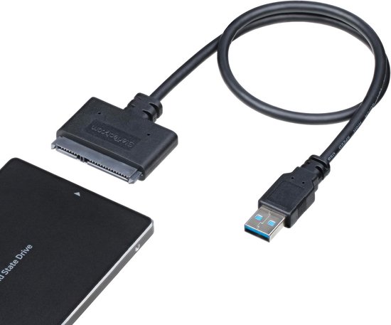 SATA naar USB kabel - 2,5" SATA III harde schijf adapter - extern converter voor SSD/HDD datatransfer van Merkloos