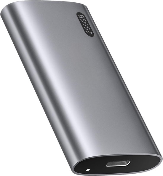 SCH® SSD Externe Harde Schijven - SSD Externe Harde Schijf - Grijs - ‎7cm x 4cm x 2cm