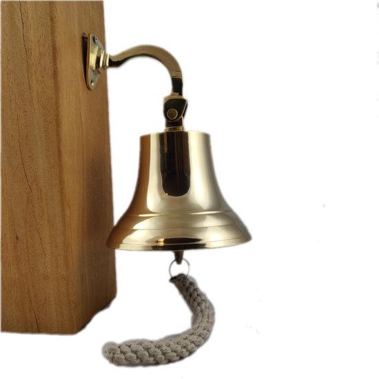 Scheepsbel Messing Voordeurbel Gong (Medium) incl. Schroeven
