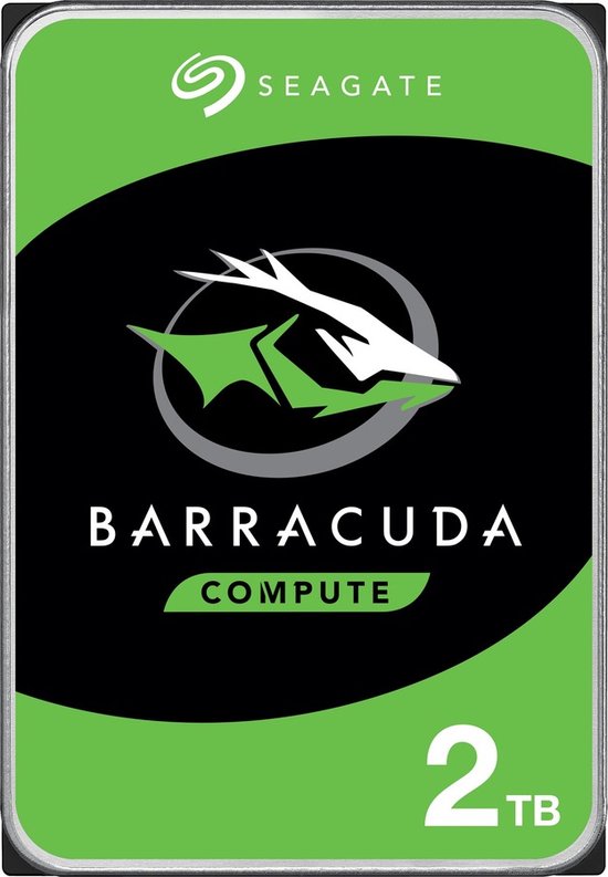 Seagate BarraCuda - Interne harde schijf - Desktop HDD - 2.5 inch - 2 TB
