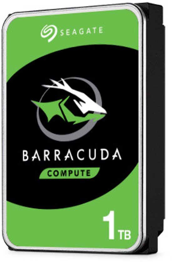 Seagate Barracuda - Interne harde schijf - Desktop HDD - 3.5 inch - 1 TB van Seagate