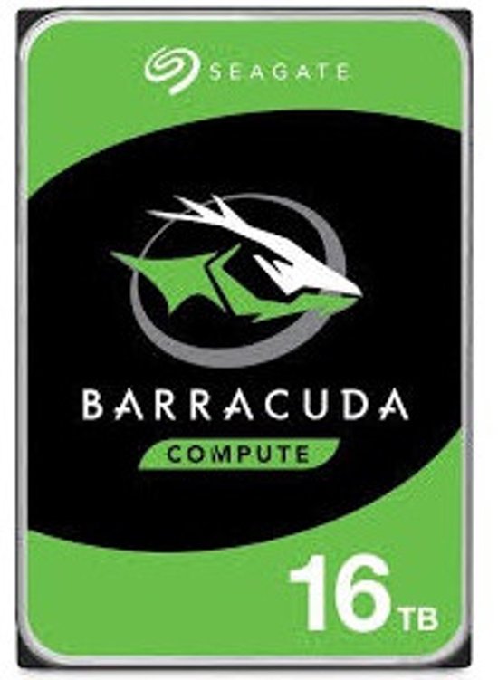 Seagate Barracuda - Interne harde schijf - Desktop HDD - 3.5 inch - 16 TB