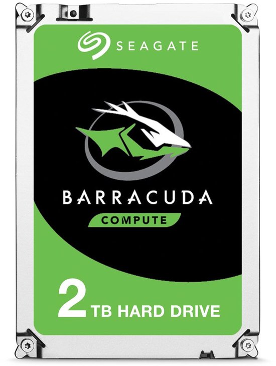 Seagate Barracuda - Interne harde schijf - Desktop HDD - 3.5 inch - 2 TB van Merkloos