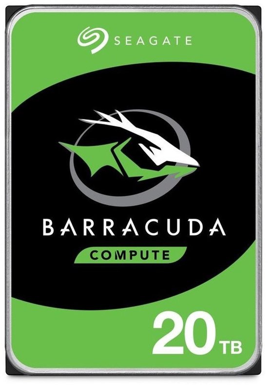 Seagate Barracuda - Interne harde schijf - Desktop HDD - 3.5 inch - 20 TB van Merkloos