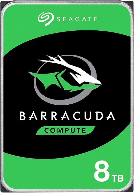 Seagate Barracuda - Interne harde schijf - Desktop HDD - 3.5 inch - 8 TB van Seagate