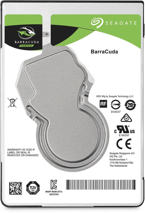 Seagate Barracuda ST5000LM000 interne harde schijf 2.5'' 500 GB SATA III