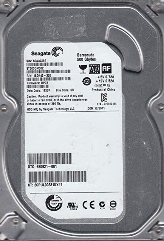 Seagate Desktop HDD - ST500DM002 - HDD - SATA-600 - 500GB - 3.5 van Seagate
