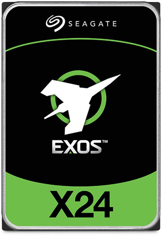 Seagate Exos X24 interne harde schijf 24 TB 7200 RPM 512 MB 3.5" SATA van Seagate