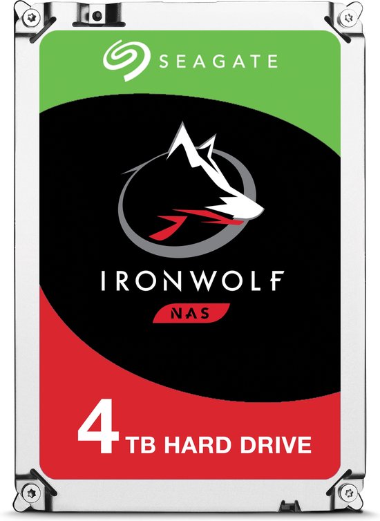 Seagate IronWolf - Interne harde schijf - 4 TB van Merkloos