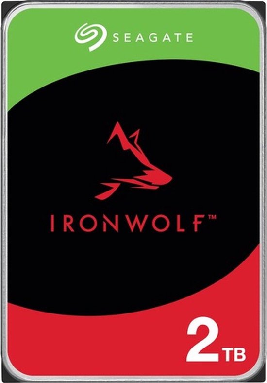 Seagate IronWolf - Interne harde schijf - NAS HDD - 256MB Cache - 2 TB van Merkloos