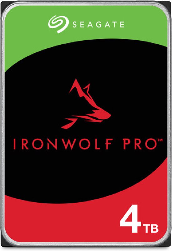 Seagate IronWolf Pro 4 TB Harde schijf (3.5 inch) SATA III ST4000NT001 Bulk van Seagate
