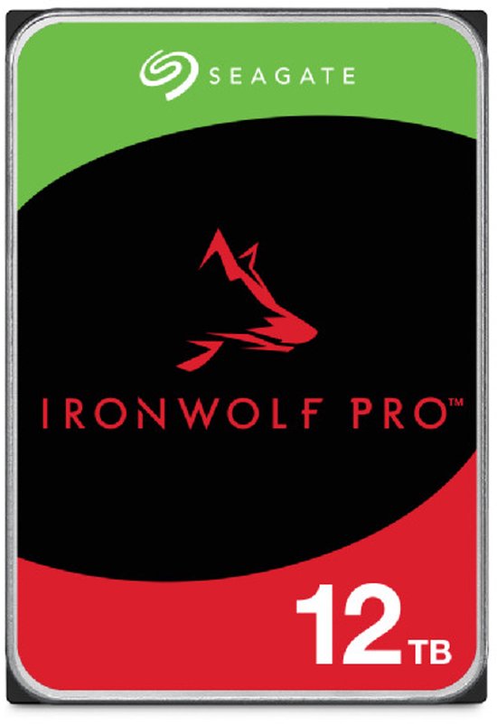 Seagate IronWolf Pro - Interne harde schijf - NAS HDD - 256MB Cache - 12 TB van Seagate
