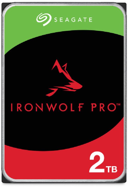 Seagate IronWolf Pro - Interne harde schijf - NAS HDD - 256MB Cache - 2 TB