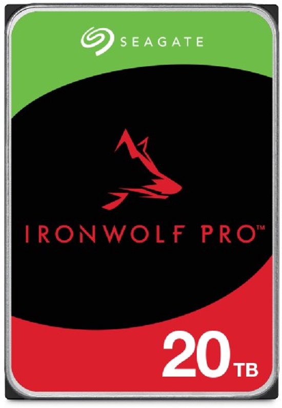Seagate IronWolf Pro - Interne harde schijf - NAS HDD - 256MB Cache - 20 TB