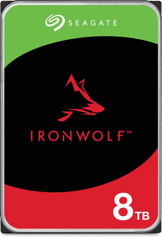Seagate IronWolf ST8000VN004 interne harde schijf 3.5 8000 GB SATA III