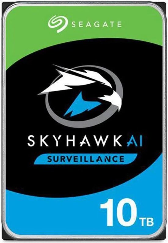Seagate SKYHAWK AI 1 SKYHAWK AI 10TB (ST10000VE001-SS) van Merkloos