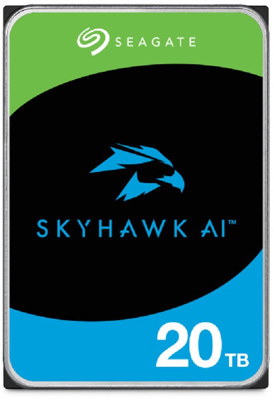 Seagate SkyHawk AI interne harde schijf 20 TB 7200 RPM 512 MB 3.5" SATA III van Merkloos
