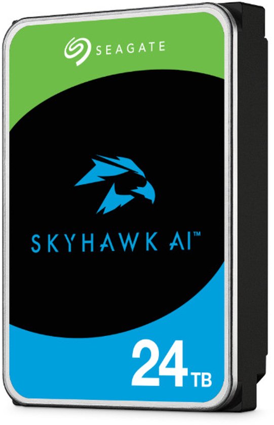 Seagate SkyHawk AI interne harde schijf 24 TB 7200 RPM 512 MB 3.5" SATA III van Merkloos
