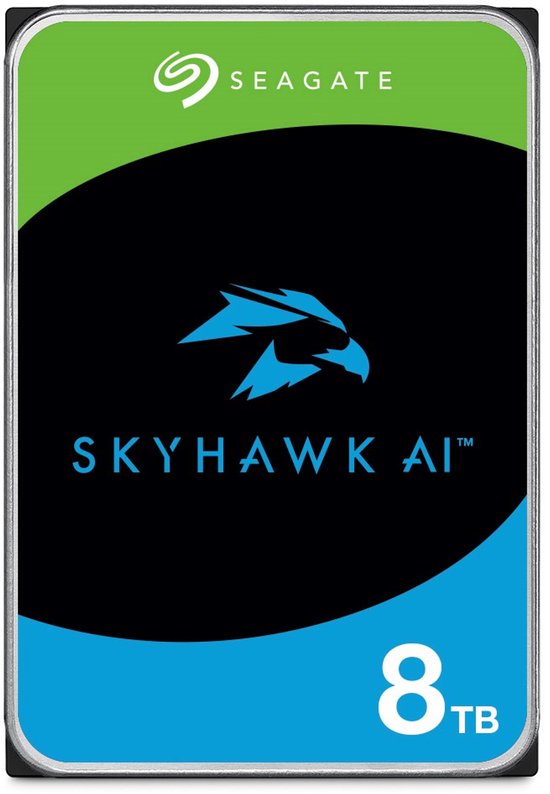 Seagate Skyhawk AI - Interne harde schijf - 8TB - 7200RPM - SATA III