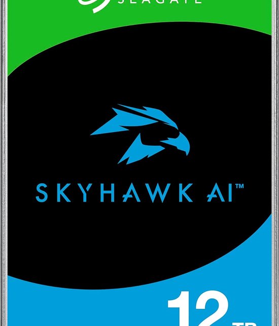 Seagate SkyHawk interne harde schijf 12 TB 7200 RPM 512 MB 3.5" SATA III van Merkloos