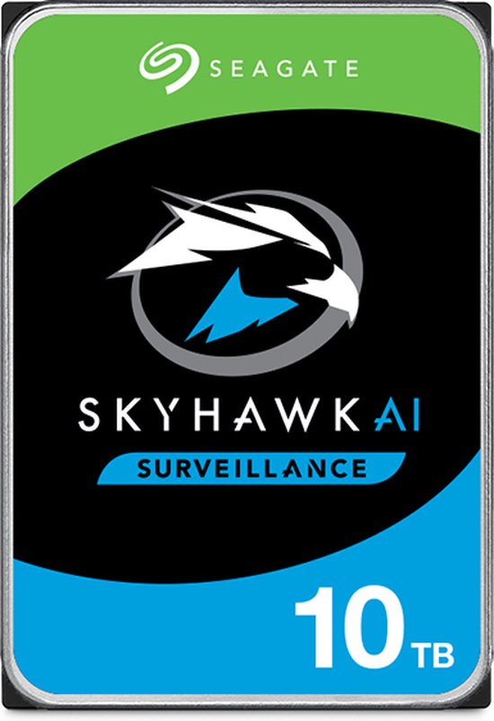 Seagate SkyHawk ST10000VE001 interne harde schijf 10 TB 7200 RPM 3.5" van Seagate