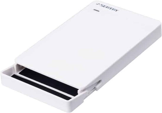 SEATAY HD213 Gereedschapsloze, schroefloze SATA 2,5 inch USB 3.0-interface HDD-behuizing, de maximale ondersteuningscapaciteit: 2 TB (wit)