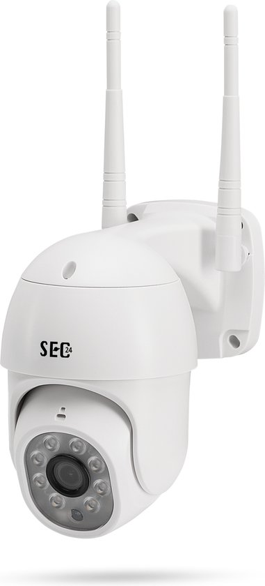 SEC24 CAM216W Dome Camera wit - IP Camera draai- en kantelbaar voor buiten - FHD 1080P - Kleuren nachtzicht van SEC24