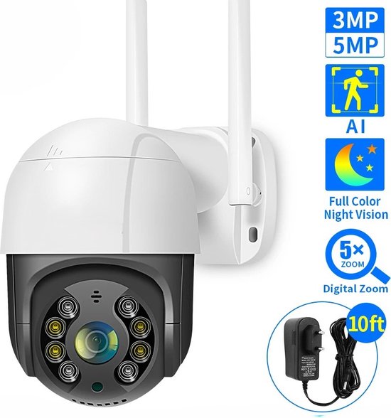 Security Light Camera - Radarbewegingsdetectie - AI Human Detection - IP66 Waterdicht van Foscam