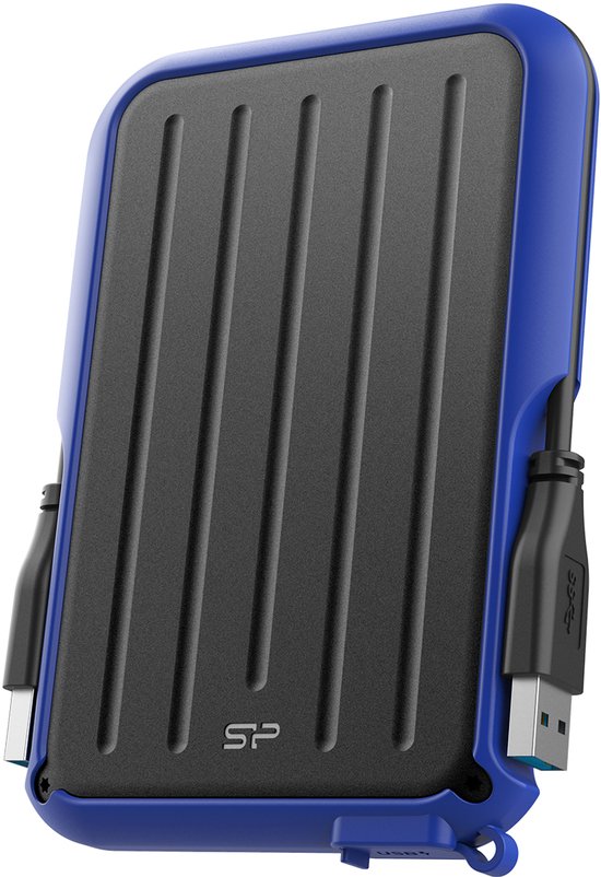 Silicon Power - Armor A66 - Portable USB 3.2 - Externe Harde Schijf - 1TB - Blauw van Merkloos