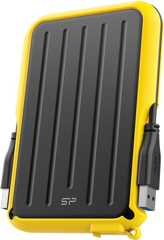 Silicon Power - Armor A66 - Portable USB 3.2 - Externe Harde Schijf - 2TB - Geel van Merkloos