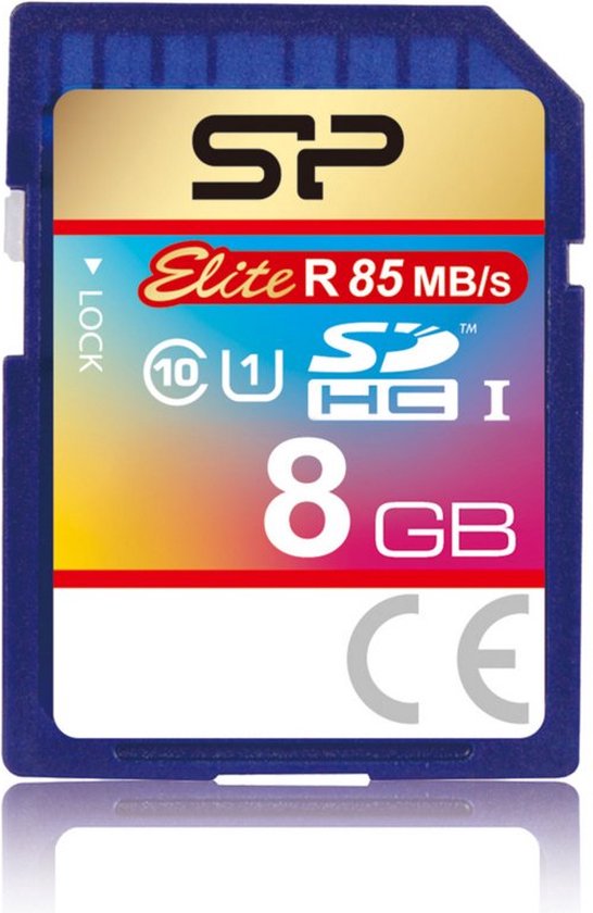 Silicon Power Elite 8 GB SDHC UHS-I Klasse 10 van Silicon Power