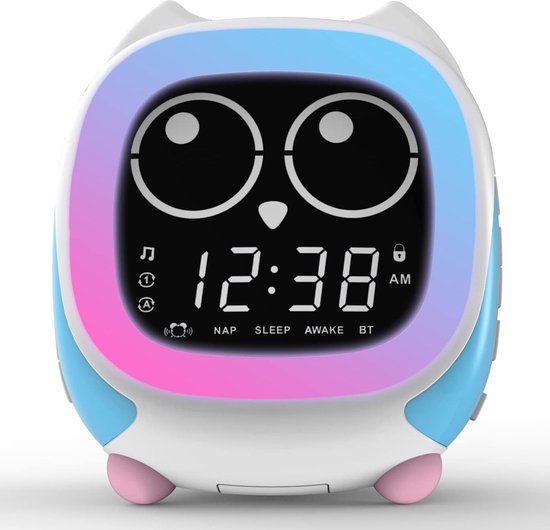 Slaaptrainer - Slaaptrainer Kinderen - Slaapwekker - Kinderwekker - Nachtlampje - Digitale Wekker van Alecto