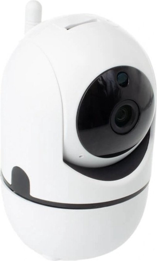 Slimme camera op wifi - Verstelbare wifi camera - Smart camera - Nachtmodus - Wit van Merkloos