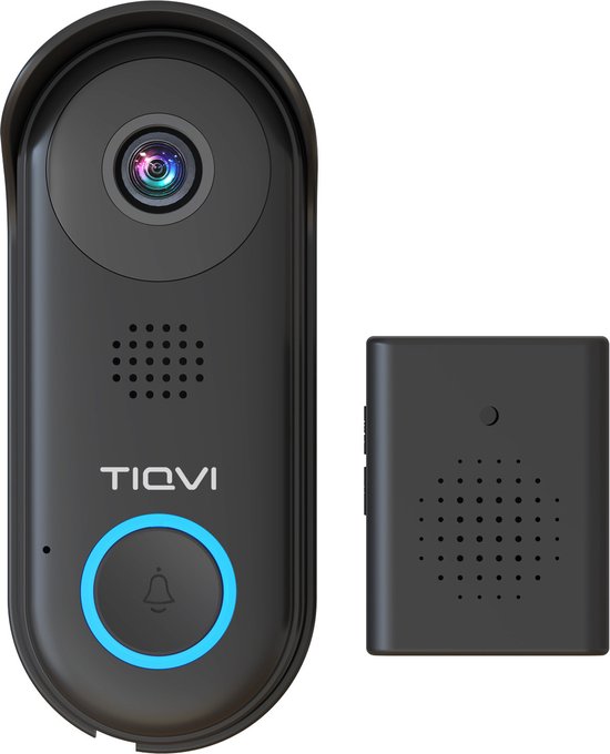 Slimme Deurbel met Camera – Bedrade Video Deurbel zonder Abonnement - WiFi - Full HD - Incl. Chime van Medion